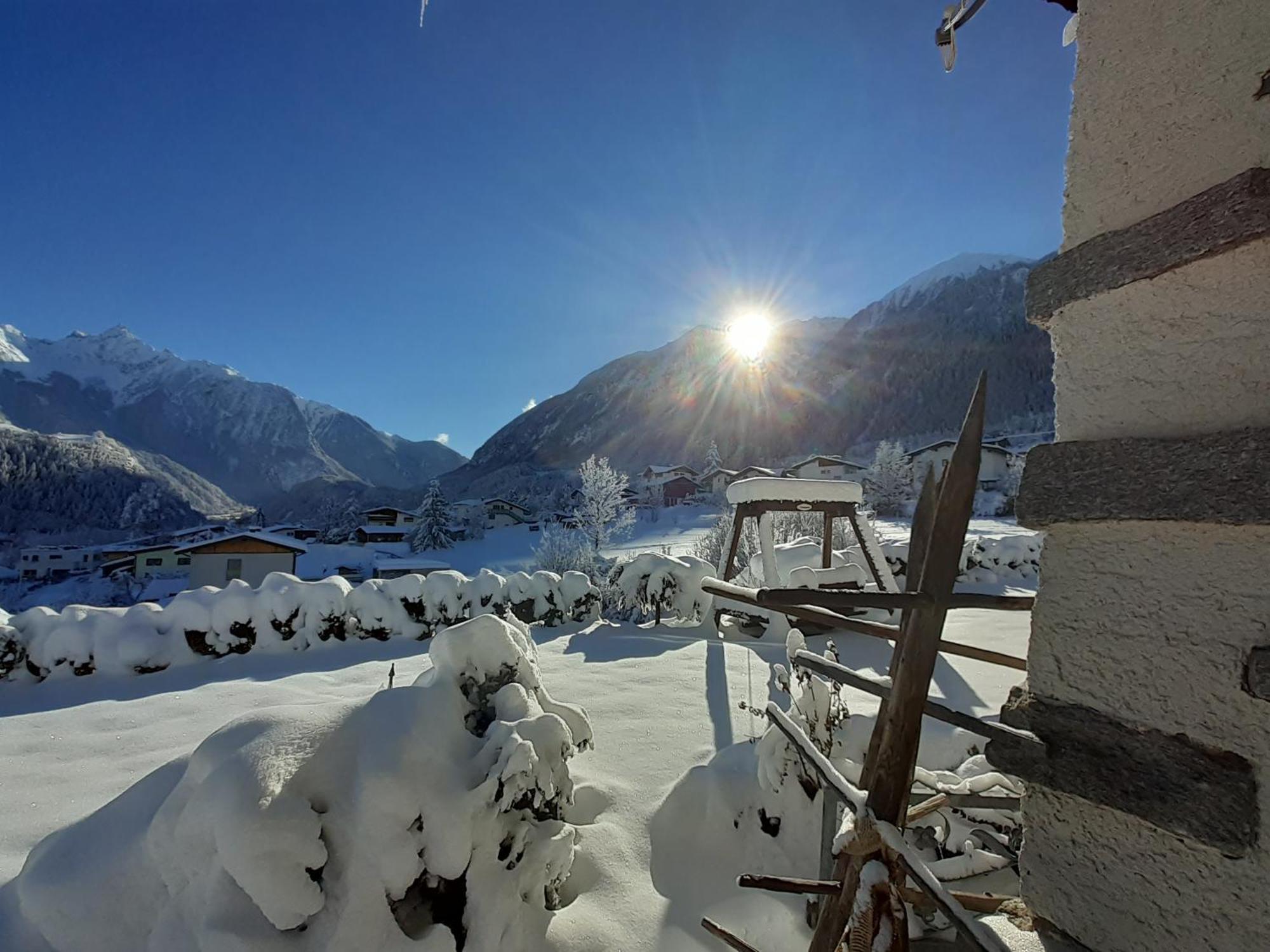 Ferienhaus Oetztal-Lodge Sautens Exteriér fotografie